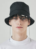 SSY(エスエスワイ)  2way chain bucket hat nylon type black