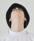 SSY(エスエスワイ)  2way chain bucket hat nylon type black