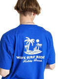 KND(ケイエンド) WAVE SURF GRAPHIC T-SHIRT BLUE