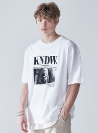 KND(ケイエンド) MARK RENTON GRAPHIC T-SHIRT WHITE