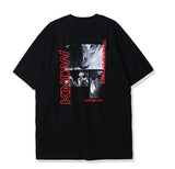 KND(ケイエンド) DUST TSPT GRAPHIC T-SHIRT BLACK