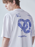 KND(ケイエンド) VIOLENCE HIDE GRAPHIC T-SHIRT WHITE