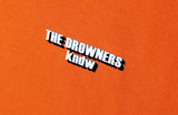 KND(ケイエンド) DROWNERS GRAPHIC T-SHIRT ORANGE