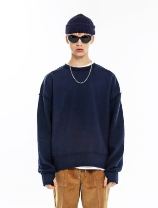 KND(ケイエンド) TERRY REVERSIBLE SWEAT SHIRTS-K NV