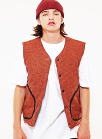 KND(ケイエンド) ORANGE HOUND REVERSIBLE VEST
