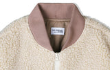 KND(ケイエンド) BOA FUR LOOSE FIT MA-1 JACKET BEIGE