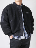 KND(ケイエンド) BOA FUR LOOSE FIT MA-1 JACKET BLACK