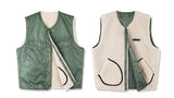 KND(ケイエンド) BOA FUR REVERSIBLE MILITARY VEST-K KK