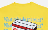 アクメドラビ(acme' de la vie) CEREALS LOGO SHORT SLEEVE T-SHIRT LIGHT YELLOW