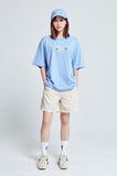 アクメドラビ(acme' de la vie) DAISY SHORT SLEEVE T-SHIRT SKY BLUE