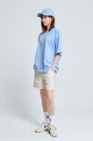 アクメドラビ(acme' de la vie) DAISY SHORT SLEEVE T-SHIRT SKY BLUE