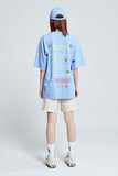 アクメドラビ(acme' de la vie) DAISY SHORT SLEEVE T-SHIRT SKY BLUE