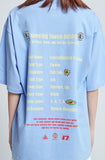 アクメドラビ(acme' de la vie) DAISY SHORT SLEEVE T-SHIRT SKY BLUE