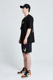 アクメドラビ(acme' de la vie) DAISY SHORT SLEEVE T-SHIRT BLACK
