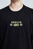 アクメドラビ(acme' de la vie) DAISY SHORT SLEEVE T-SHIRT BLACK