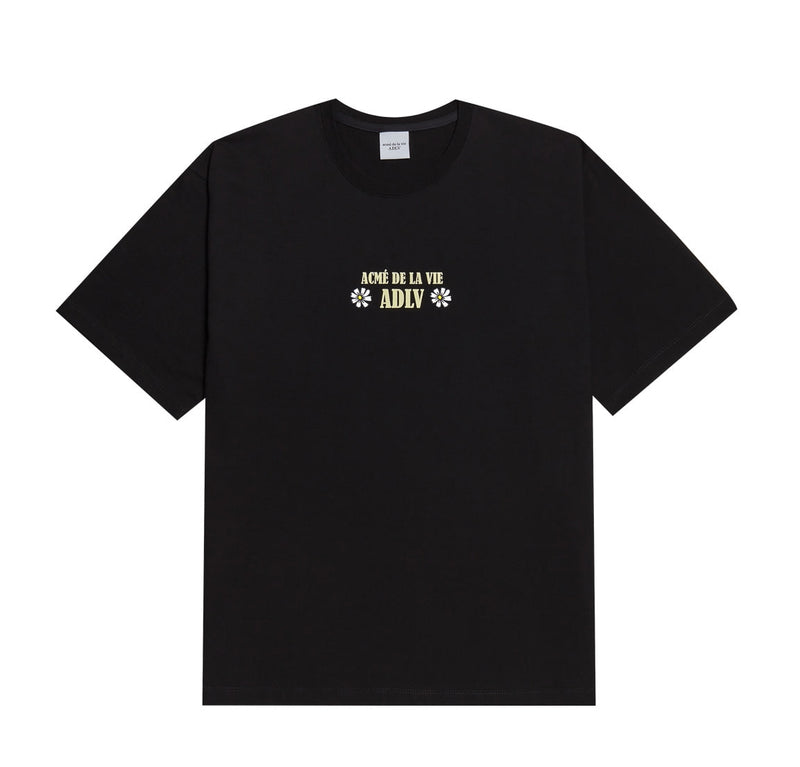 アクメドラビ(acme' de la vie) DAISY SHORT SLEEVE T-SHIRT BLACK