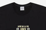 アクメドラビ(acme' de la vie) DAISY SHORT SLEEVE T-SHIRT BLACK