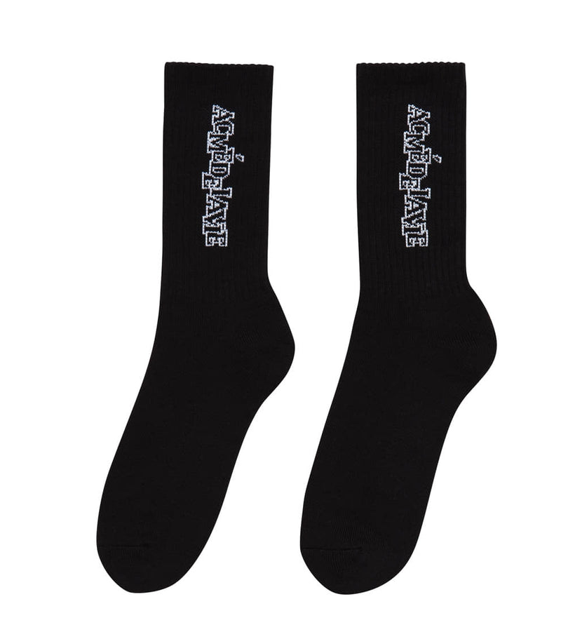 アクメドラビ(acme' de la vie)  OUTLINE SPORT SOCKS BLACK
