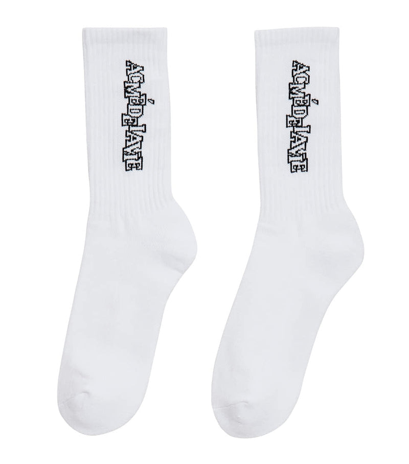 アクメドラビ(acme' de la vie)  OUTLINE SPORT SOCKS WHITE