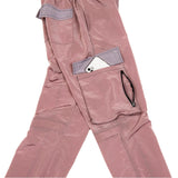 オウェンド(A-WENDE) nylon metal pants  (pink)