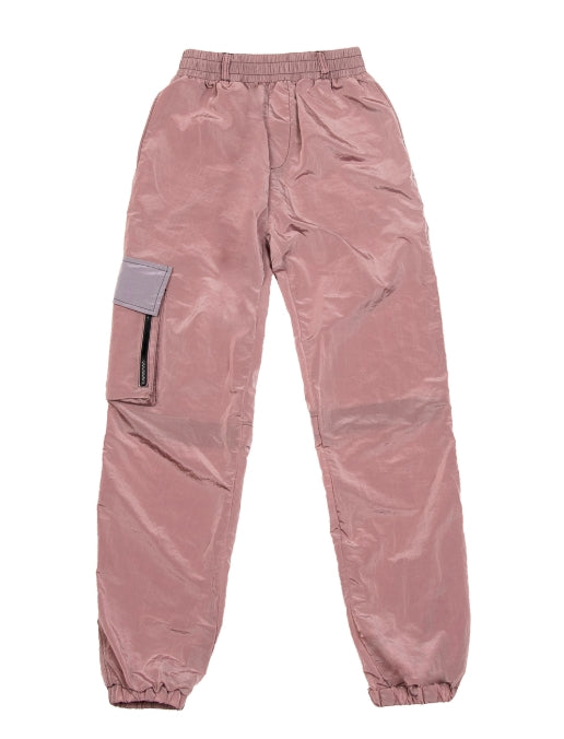 オウェンド(A-WENDE) nylon metal pants  (pink)