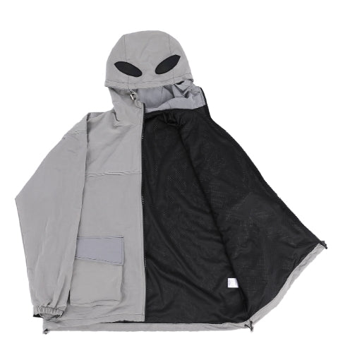 オウェンド(A-WENDE)  nylon metal jacket  (silver)