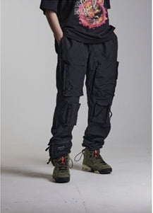 オウェンド(A-WENDE) Backpocket Pants  / black