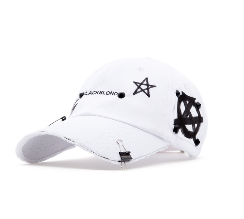 ブラックブロンド(BLACKBLOND) BBD Reflection Logo No Sympathy Cap (White)