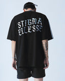 STIGMA(スティグマ)  STIGMA x ELLESSE LOGO OVERSIZED T-SHIRTS BLACK