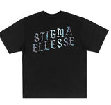 STIGMA(スティグマ)  STIGMA x ELLESSE LOGO OVERSIZED T-SHIRTS BLACK