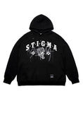 STIGMA(スティグマ)  STIGMA X CANTWO OVERSIZED HEAVY SWEAT HOODIE BLACK