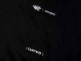 STIGMA(スティグマ)  STIGMA X CANTWO OVERSIZED HEAVY SWEAT HOODIE BLACK