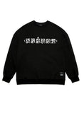 STIGMA(スティグマ)  STIGMA X CRYPTIK OVERSIZED HEAVY SWEAT CREWNECK BLACK