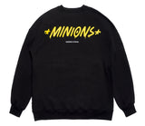 STIGMA(スティグマ)  STIGMA X MINIONS OVERSIZED HEAVY SWEAT CREWNECK BLACK