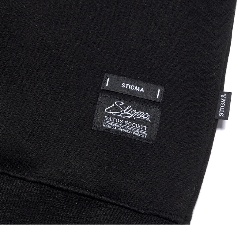 STIGMA(スティグマ)  STIGMA X MINIONS OVERSIZED HEAVY SWEAT CREWNECK BLACK