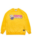 STIGMA(スティグマ)  STIGMA X MINIONS OVERSIZED HEAVY SWEAT CREWNECK YELLOW