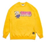 STIGMA(スティグマ)  STIGMA X MINIONS OVERSIZED HEAVY SWEAT CREWNECK YELLOW