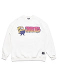 STIGMA(スティグマ)  STIGMA X MINIONS OVERSIZED HEAVY SWEAT CREWNECK WHITE