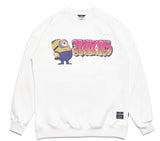 STIGMA(スティグマ)  STIGMA X MINIONS OVERSIZED HEAVY SWEAT CREWNECK WHITE