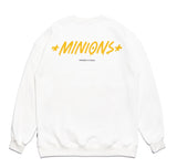 STIGMA(スティグマ)  STIGMA X MINIONS OVERSIZED HEAVY SWEAT CREWNECK WHITE