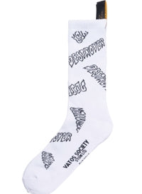 STIGMA(スティグマ)  DESTROYER SKATE SOCKS WHITE