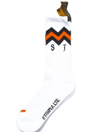 STIGMA(スティグマ)  TROPHY SKATE SOCKS WHITE