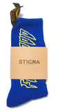 STIGMA(スティグマ)  SCREW SKATE SOCKS BLUE