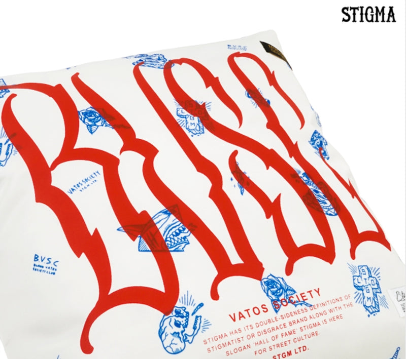 STIGMA(スティグマ)  BVSC POLY THROW PILLOW WHITE