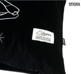 STIGMA(スティグマ)  MASTERPIECE VELVET THROW PILLOW BLACK