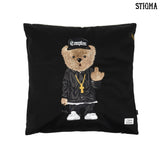 STIGMA(スティグマ)  COMPTON BEAR THROW PILLOW BLACK