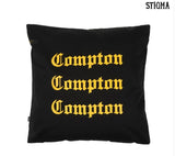 STIGMA(スティグマ)  COMPTON BEAR THROW PILLOW BLACK