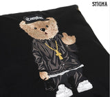 STIGMA(スティグマ)  COMPTON BEAR THROW PILLOW BLACK