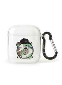 STIGMA(スティグマ)  AirPods CASE CAMOUFLAGE BEAR GREEN CLEAR