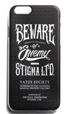 STIGMA(スティグマ)  PHONE CASE BEWARE BLACK iPHONE6/6+/5S